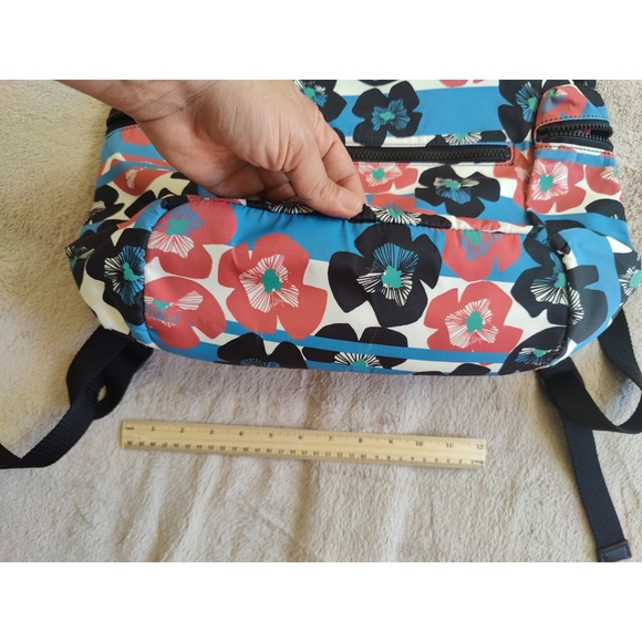 Hunter Topclip Backpack Nylon Floral Print Waterproof - Picture 11 of 12